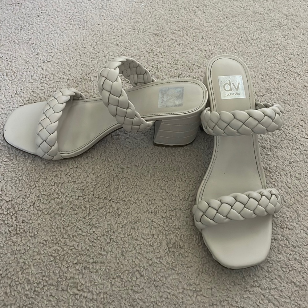 Dolce Vita Tessa Braided Heeled Sandals size 10